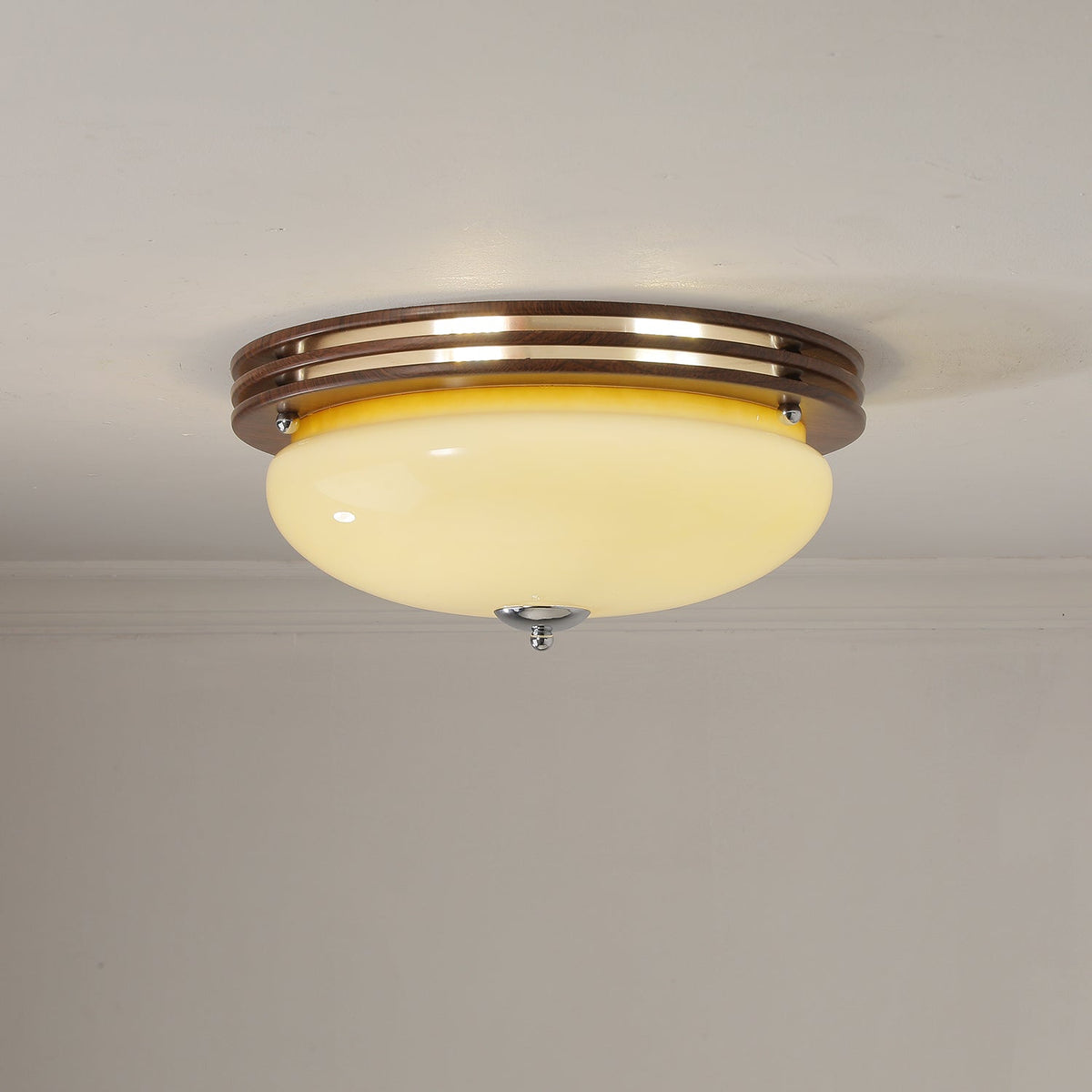 Salora Glass Ceiling Light-Moonnatur