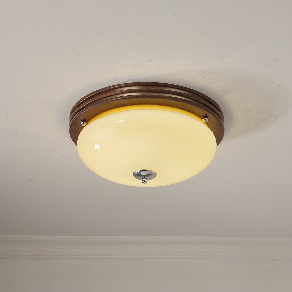 Salora Glass Ceiling Light-Moonnatur