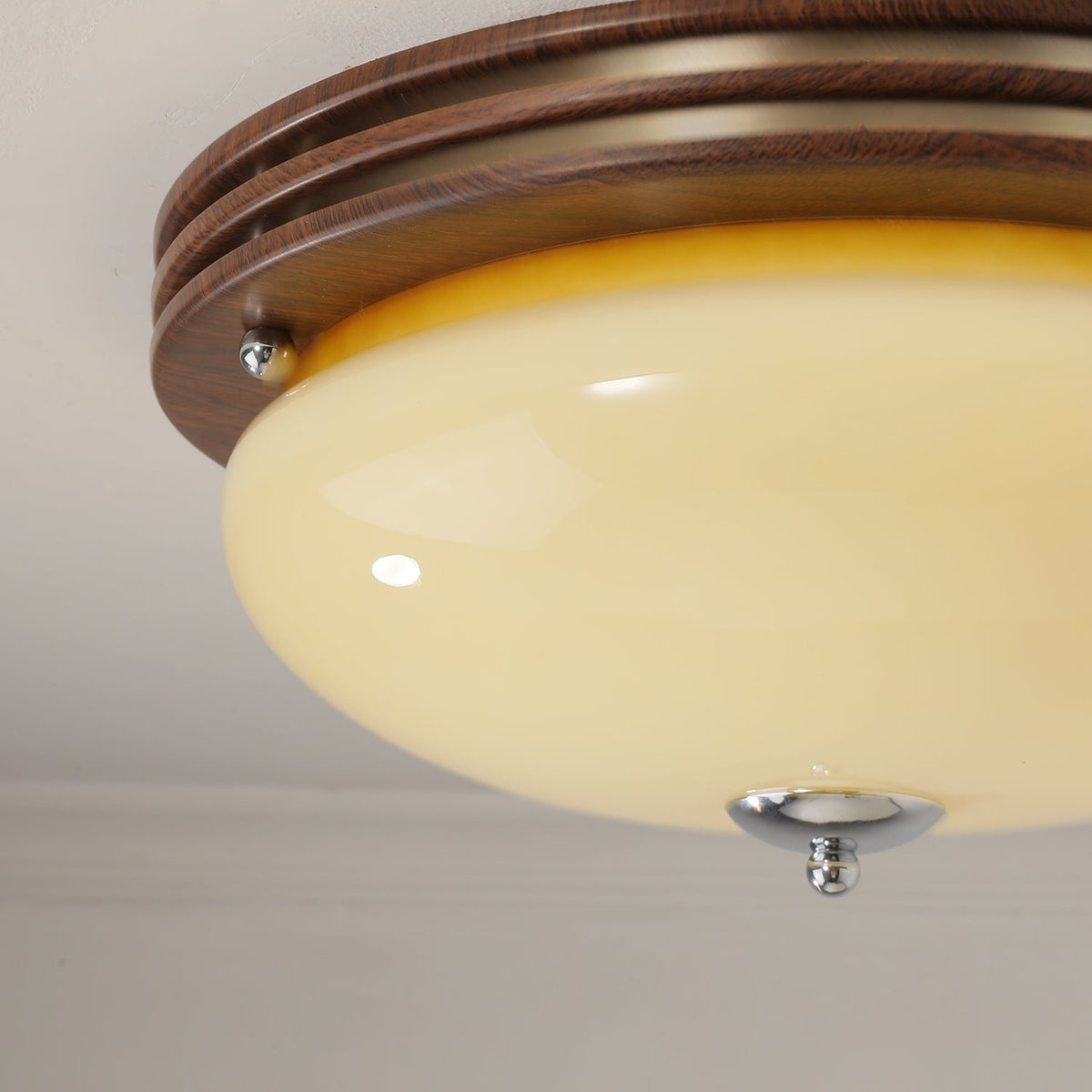 Salora Glass Ceiling Light-Moonnatur
