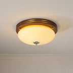 Salora Glass Ceiling Light-Moonnatur