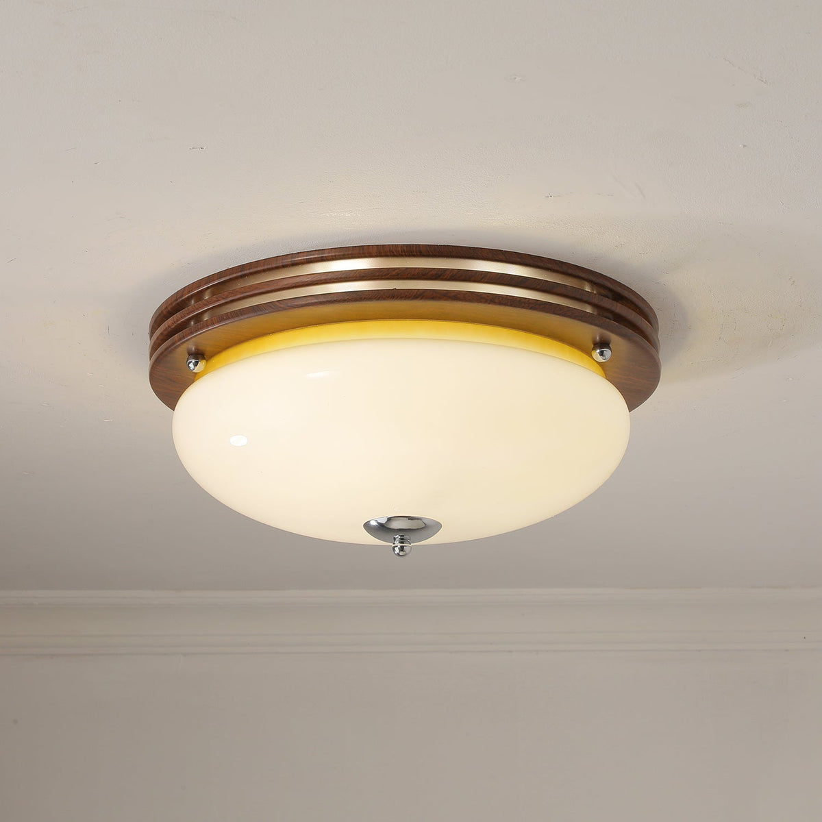 Salora Glass Ceiling Light-Moonnatur