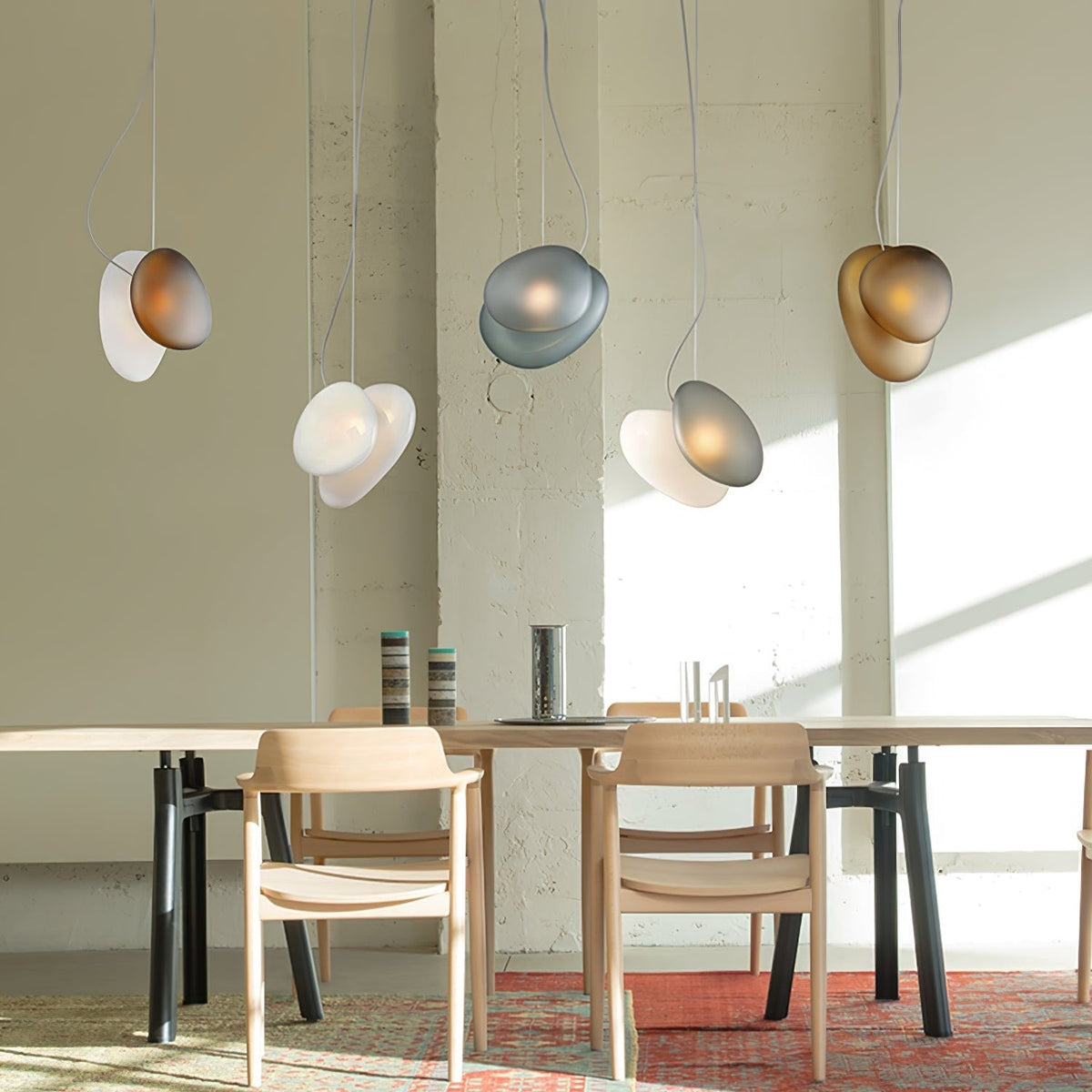 Brackia Glass Pendant Light-Moonnatur