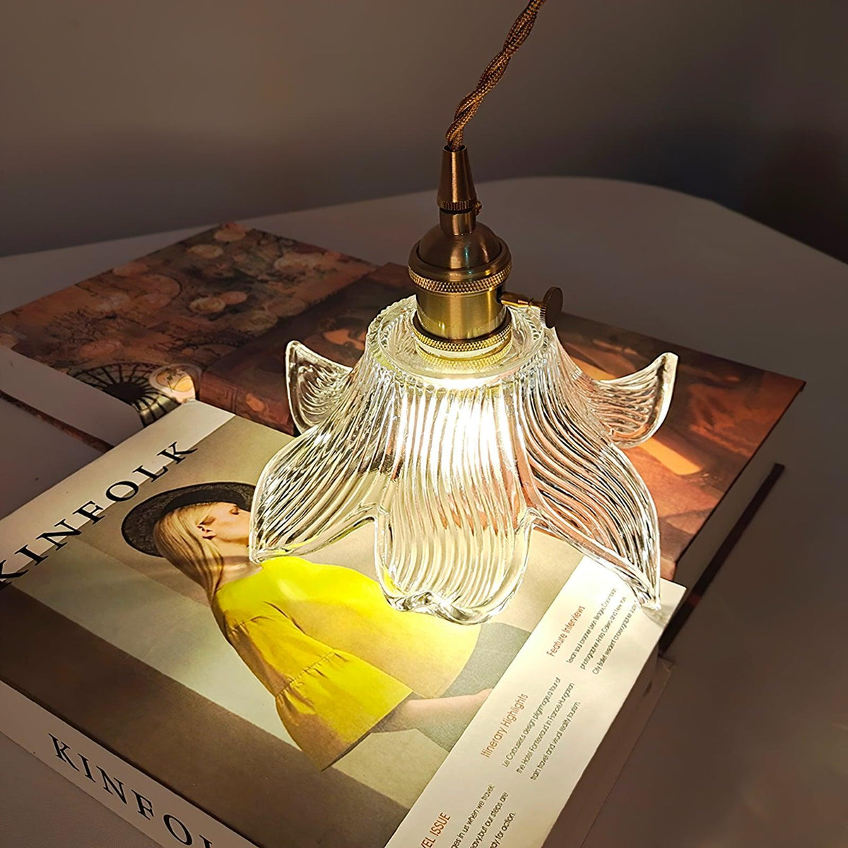 Briereth Glass Pendant Light-Moonnatur