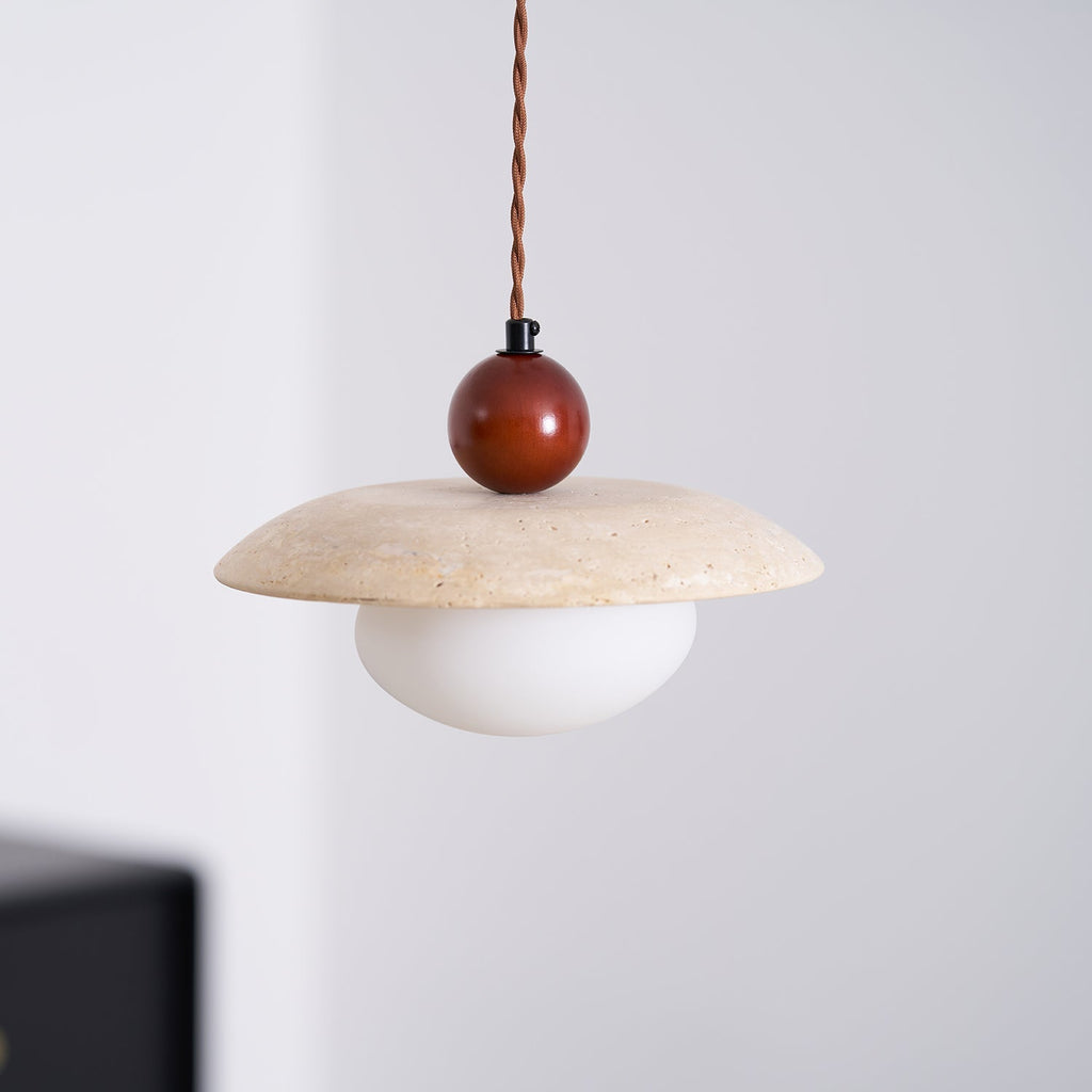 Whitencove Travertine Pendant Light-Moonnatur