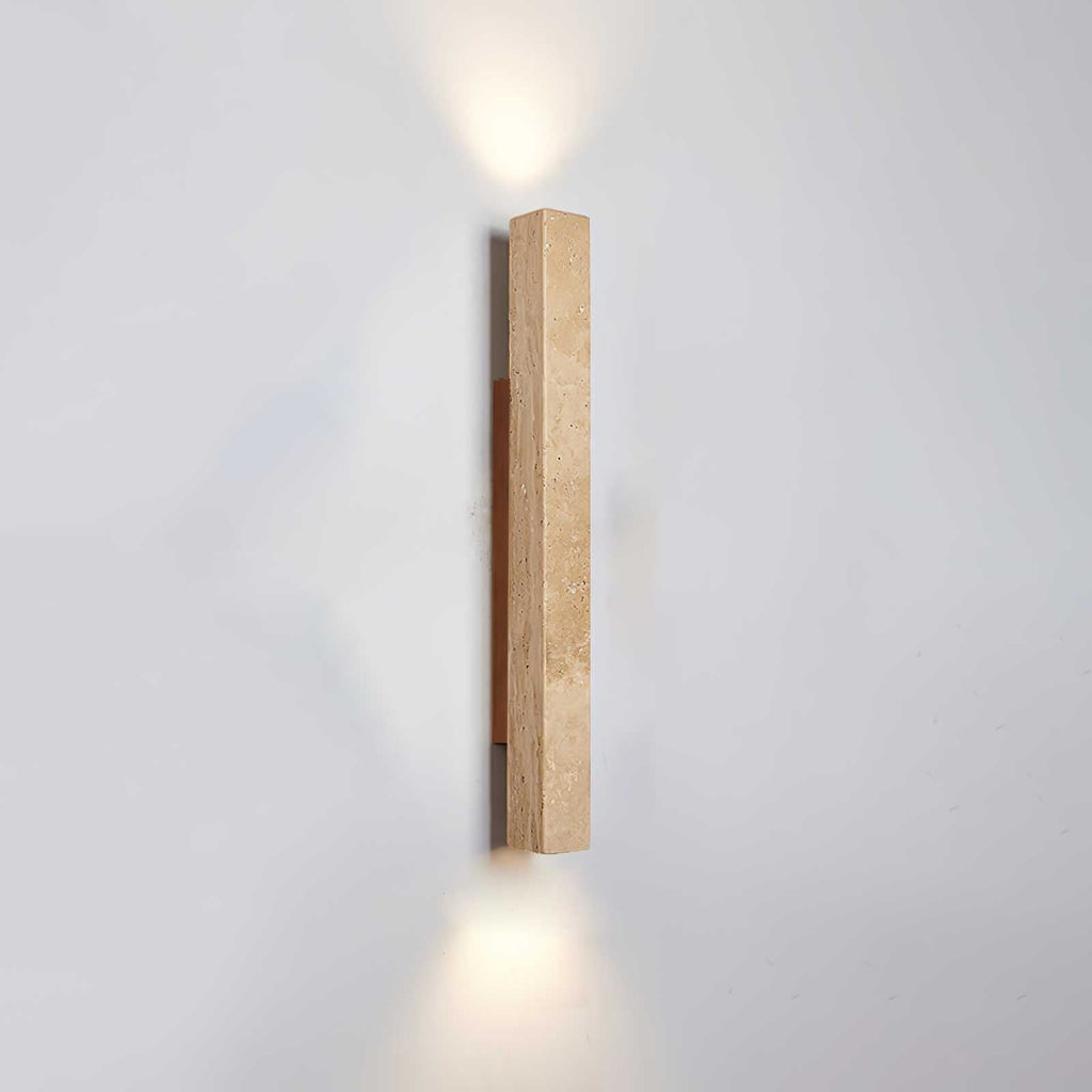 Hadrenvale Travertine Wall Light-Moonnatur