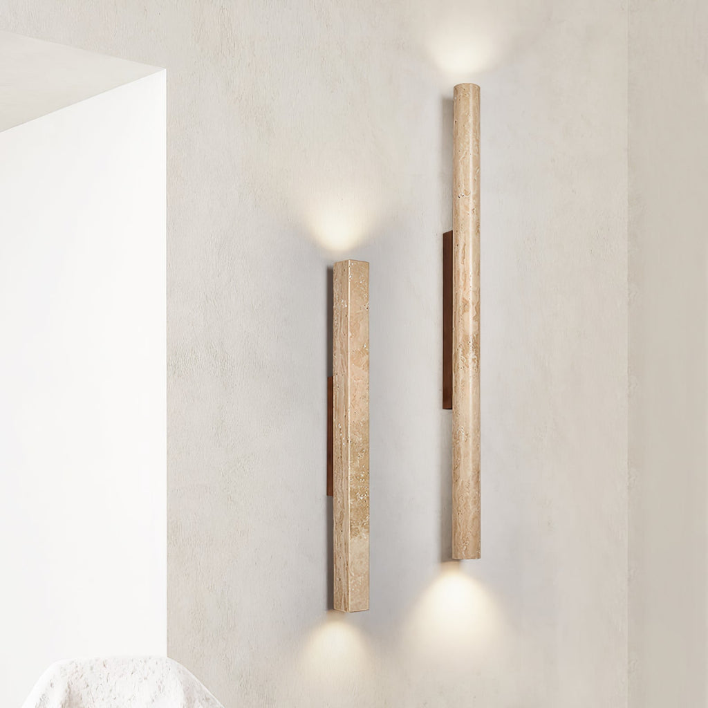 Hadrenvale Travertine Wall Light-Moonnatur