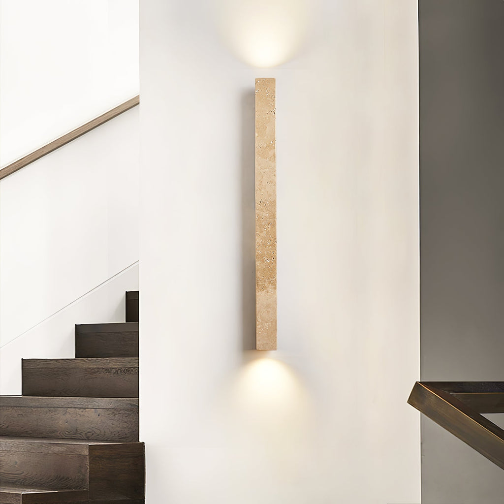 Hadrenvale Travertine Wall Light-Moonnatur