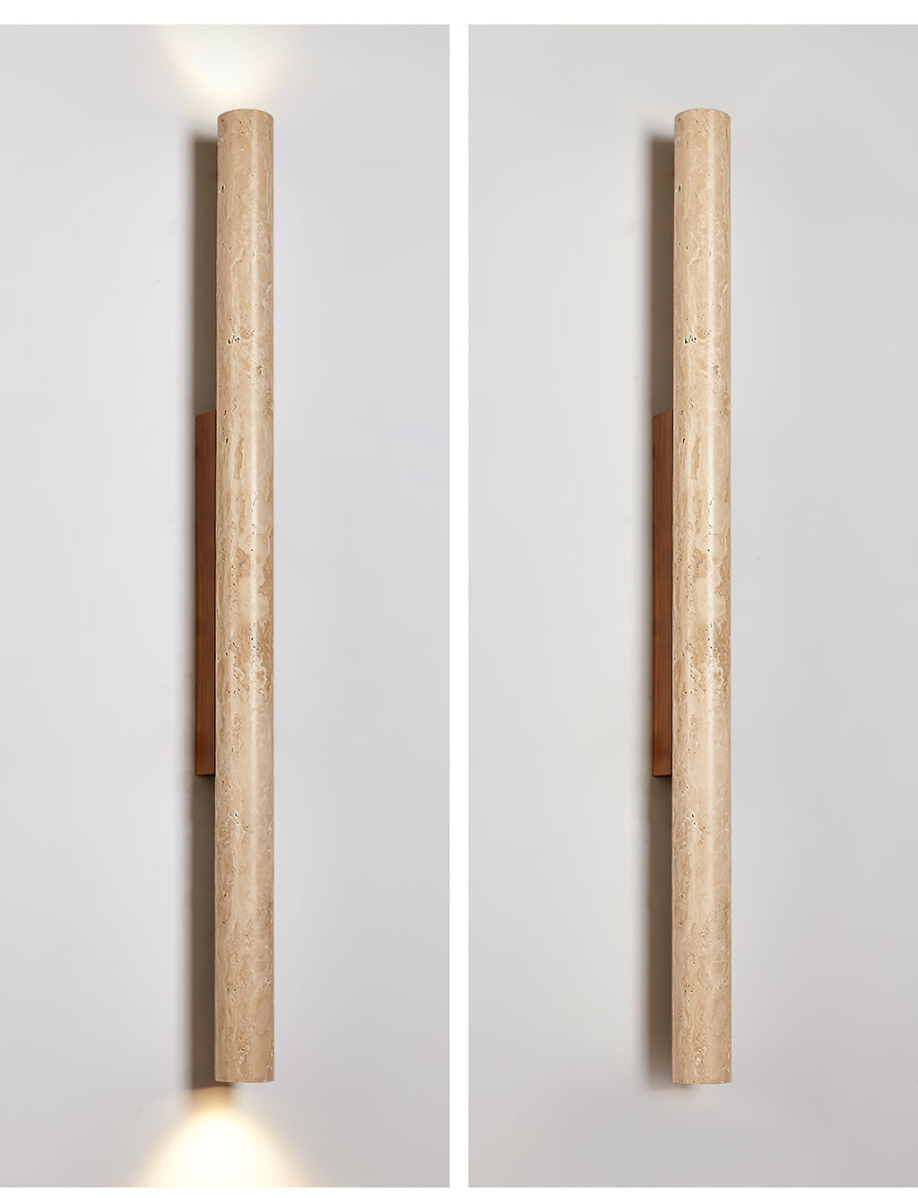 Hadrenvale Travertine Wall Light-Moonnatur
