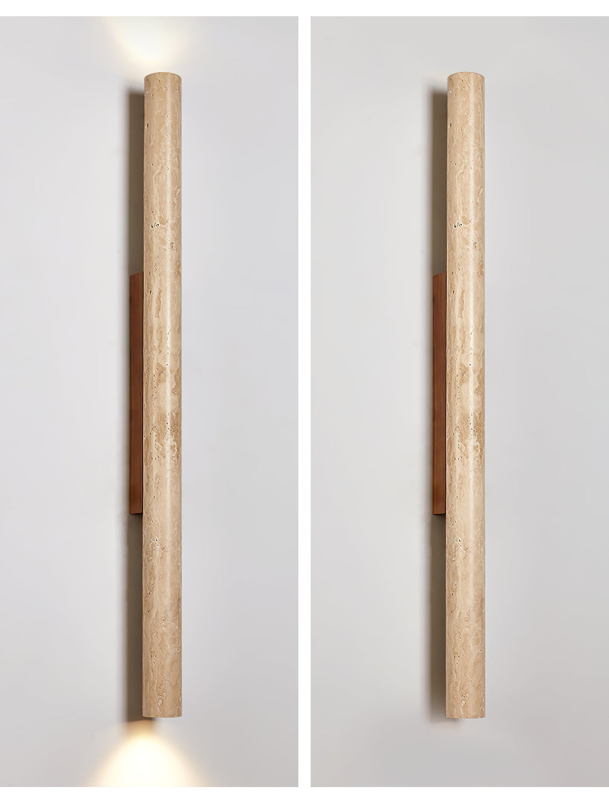 Hadrenvale Travertine Wall Light-Moonnatur