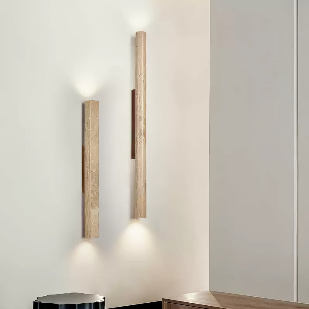 Hadrenvale Travertine Wall Light-Moonnatur