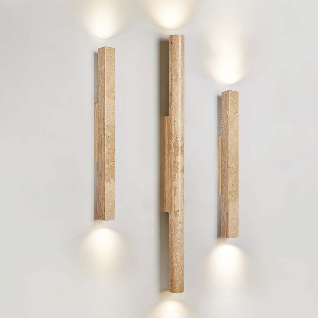 Hadrenvale Travertine Wall Light-Moonnatur