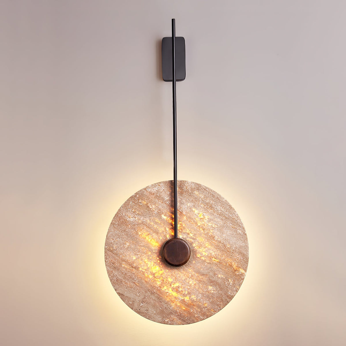 Ainsheath Travertine Wall Light-Moonnatur