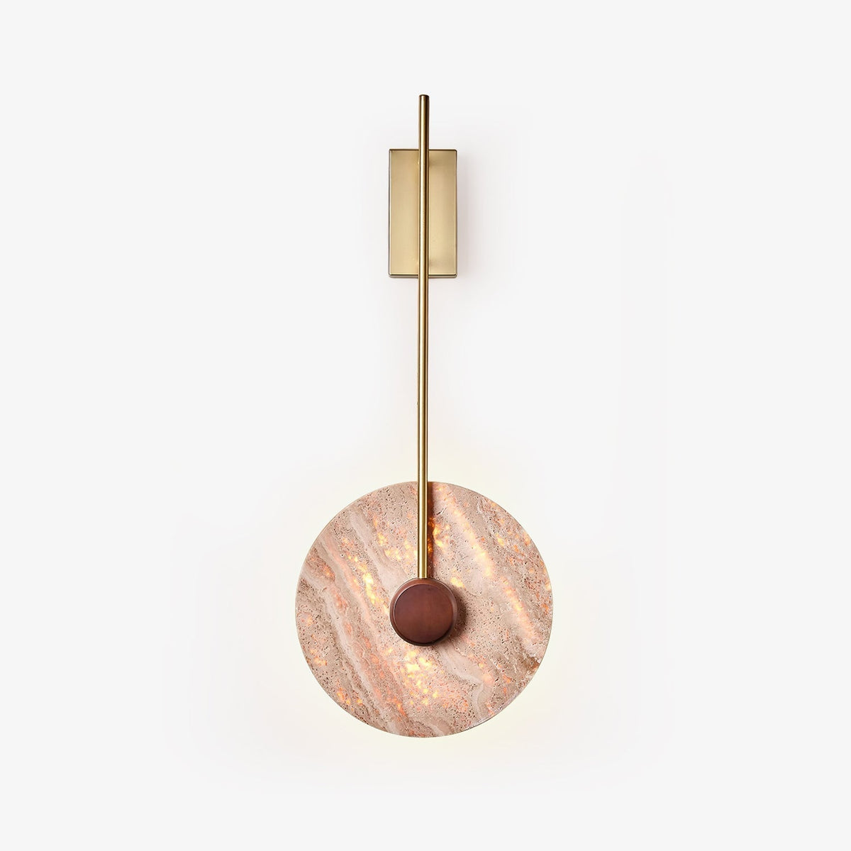 Ainsheath Travertine Wall Light-Moonnatur