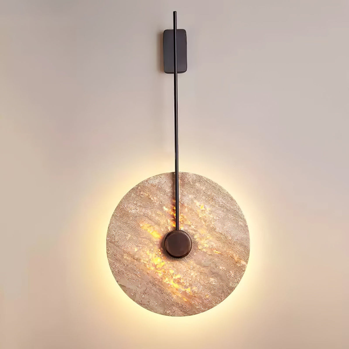 Ainsheath Travertine Wall Light-Moonnatur