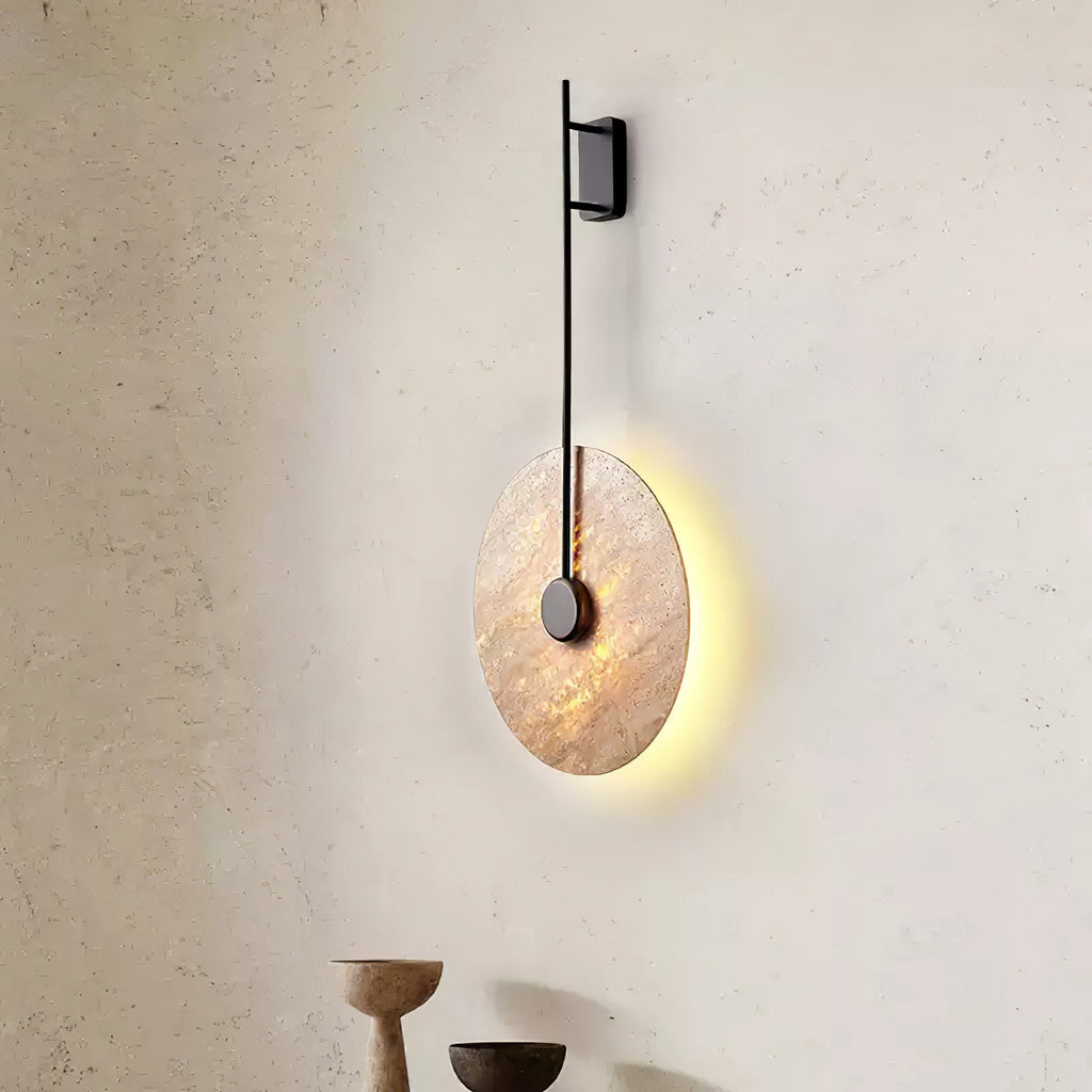 Ainsheath Travertine Wall Light-Moonnatur