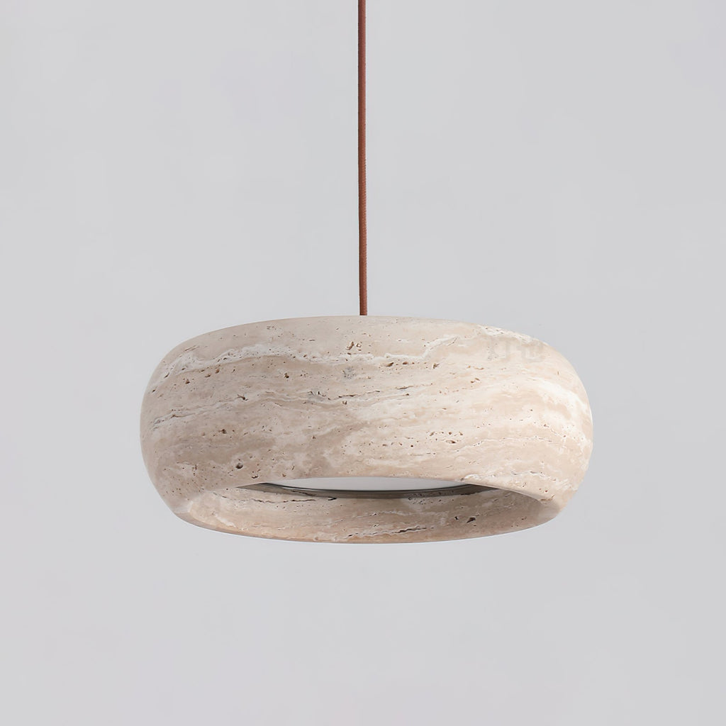 Cindelina Travertine Pendant Light-Moonnatur
