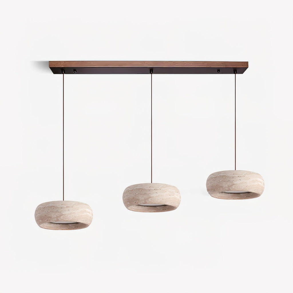 Cindelina Travertine Pendant Light-Moonnatur