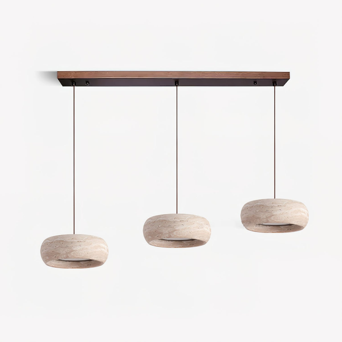 Cindelina Travertine Pendant Light-Moonnatur