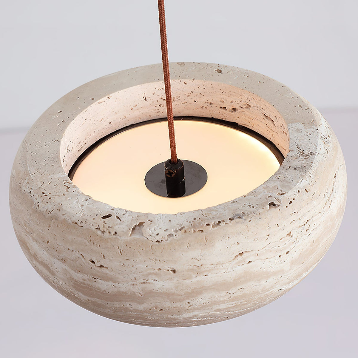 Fendelhill Travertine Pendant Light-Moonnatur
