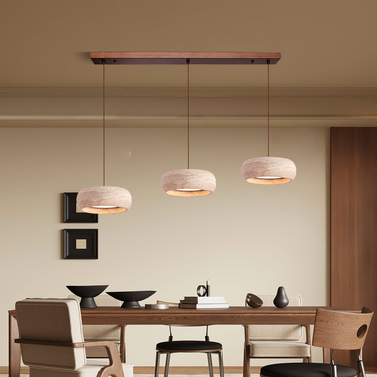 Fendelhill Travertine Pendant Light-Moonnatur