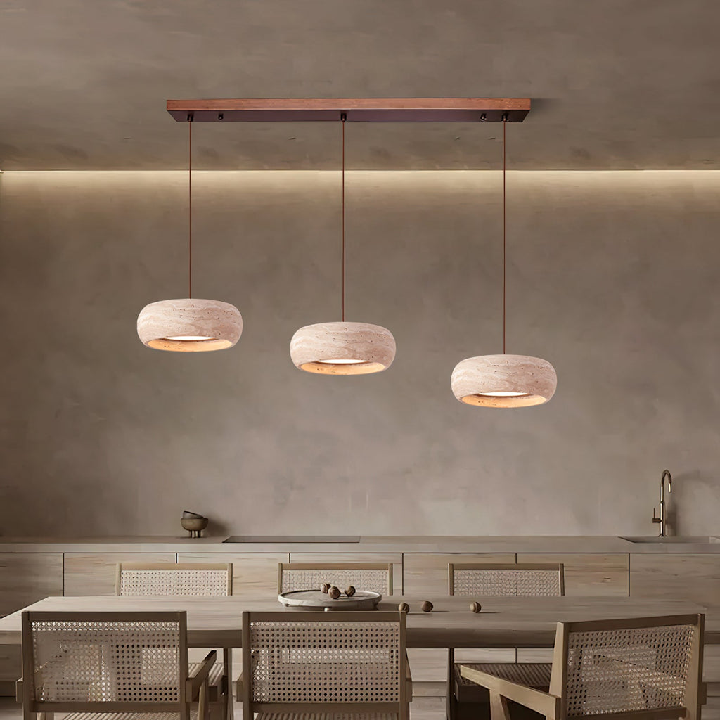 Fendelhill Travertine Pendant Light-Moonnatur