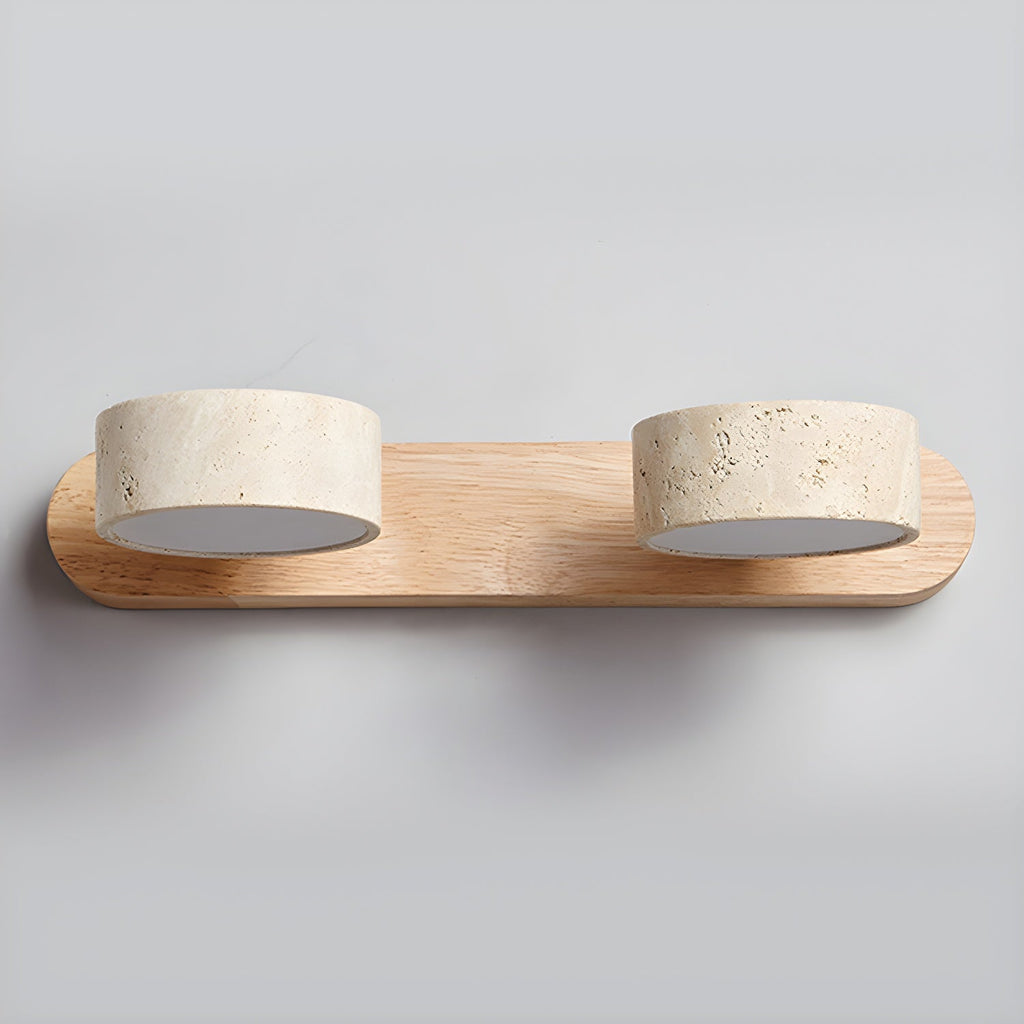 Ainswyn Travertine Wall Light-Moonnatur