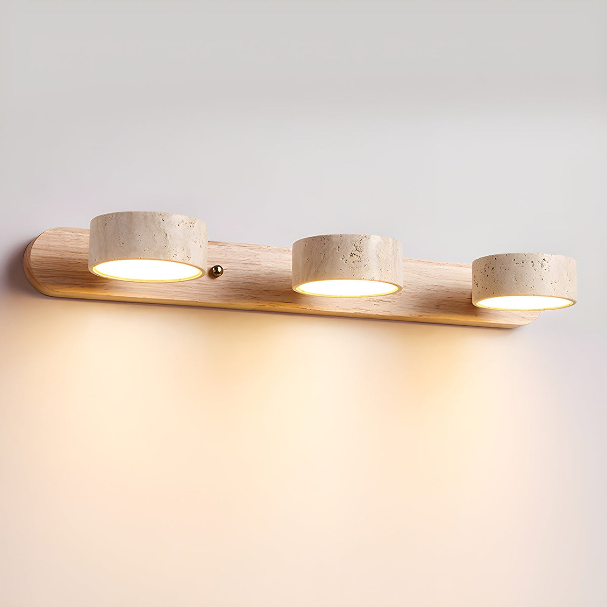 Ainswyn Travertine Wall Light-Moonnatur