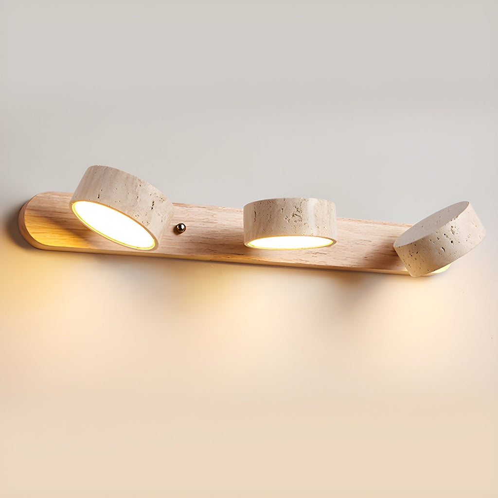 Ainswyn Travertine Wall Light-Moonnatur