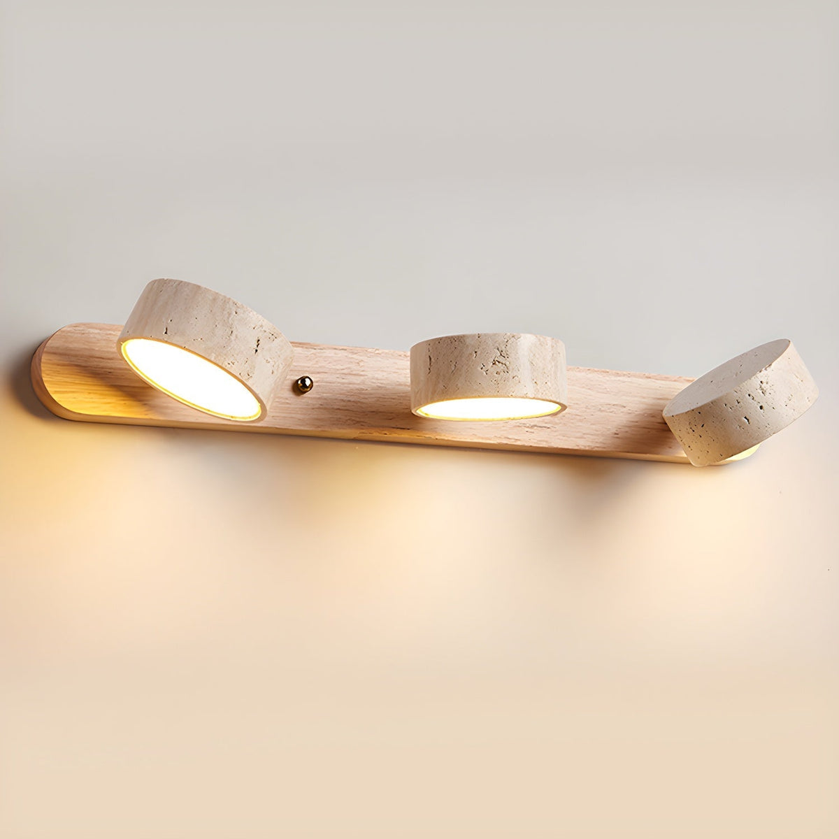 Ainswyn Travertine Wall Light-Moonnatur