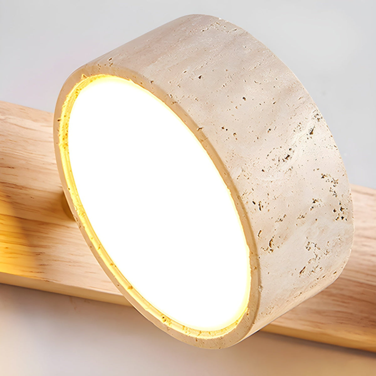 Ainswyn Travertine Wall Light-Moonnatur