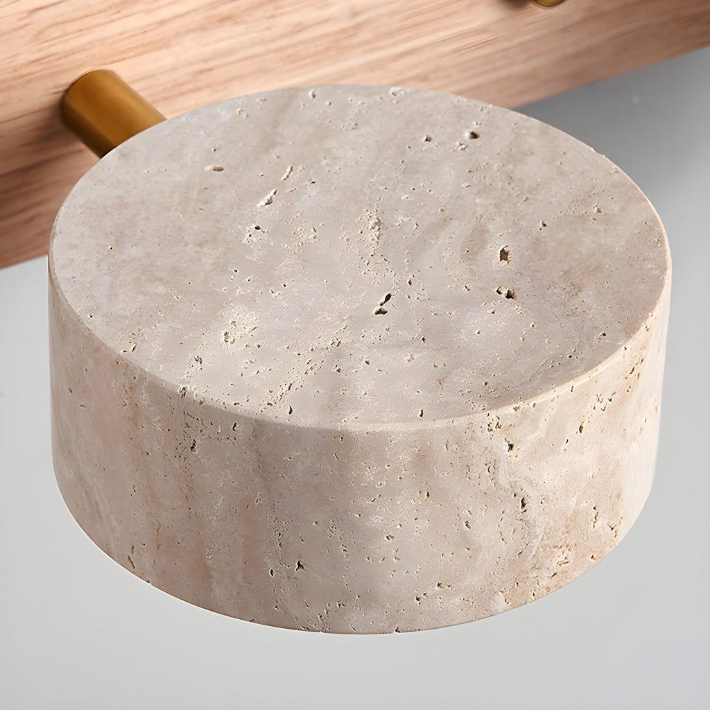 Ainswyn Travertine Wall Light-Moonnatur