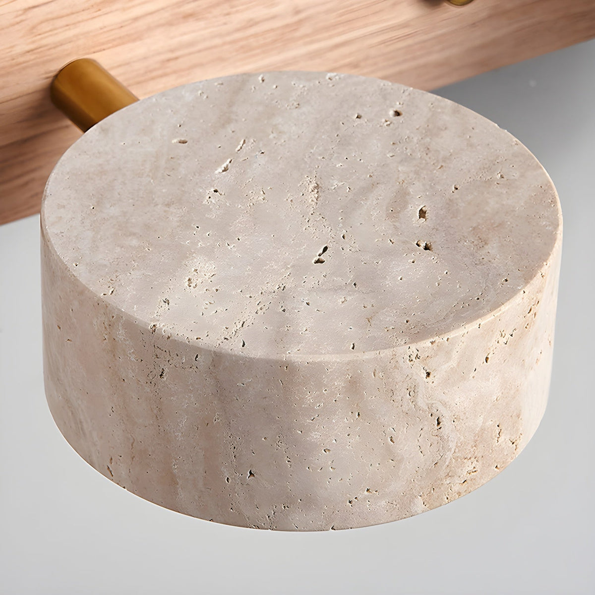 Ainswyn Travertine Wall Light-Moonnatur