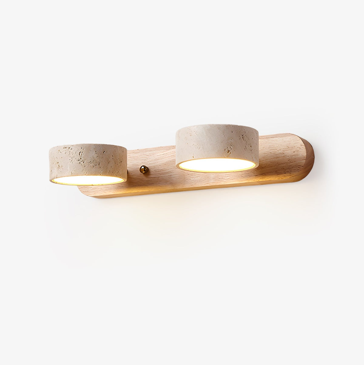 Ainswyn Travertine Wall Light-Moonnatur