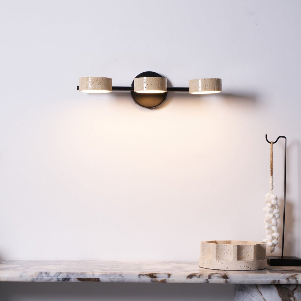 Yardendale Travertine Wall Light-Moonnatur