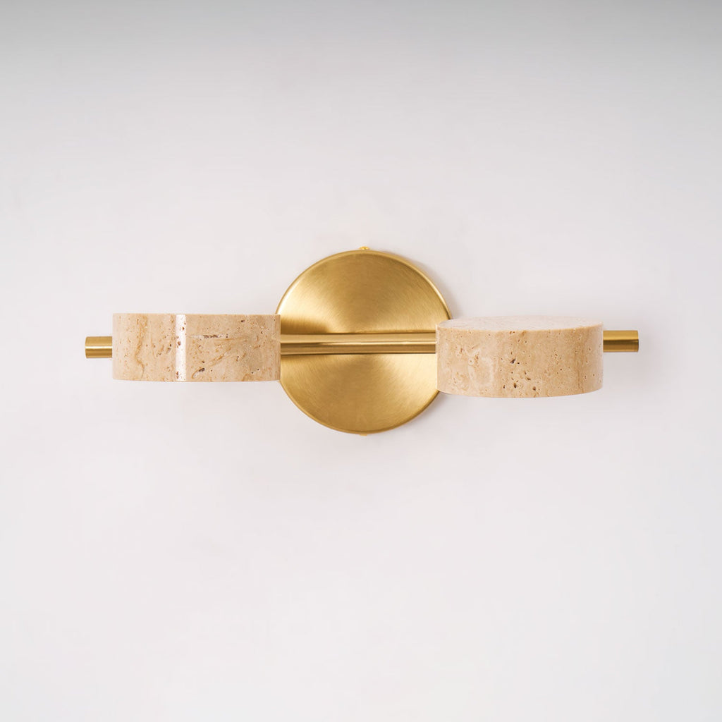 Yardendale Travertine Wall Light-Moonnatur