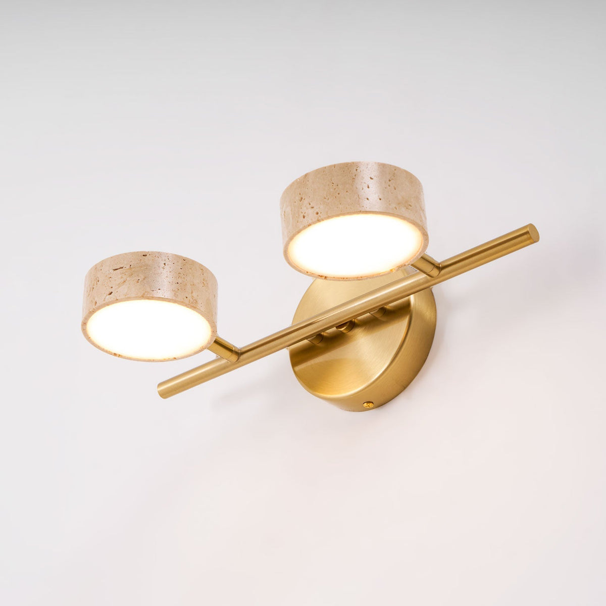 Yardendale Travertine Wall Light-Moonnatur