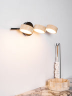Yardendale Travertine Wall Light-Moonnatur