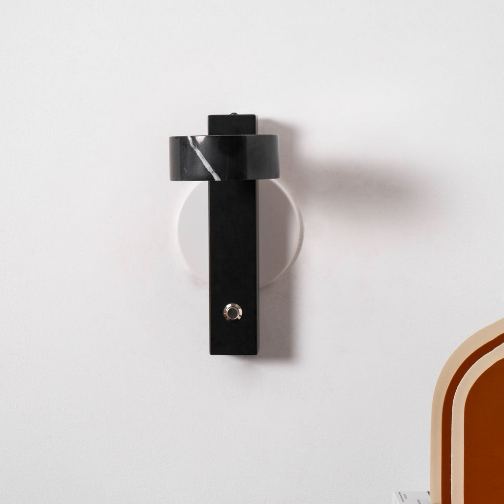Abermere Marble Wall Light-Moonnatur