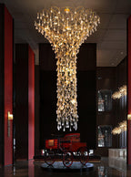 Veldenina Crystal Chandelier-Moonnatur