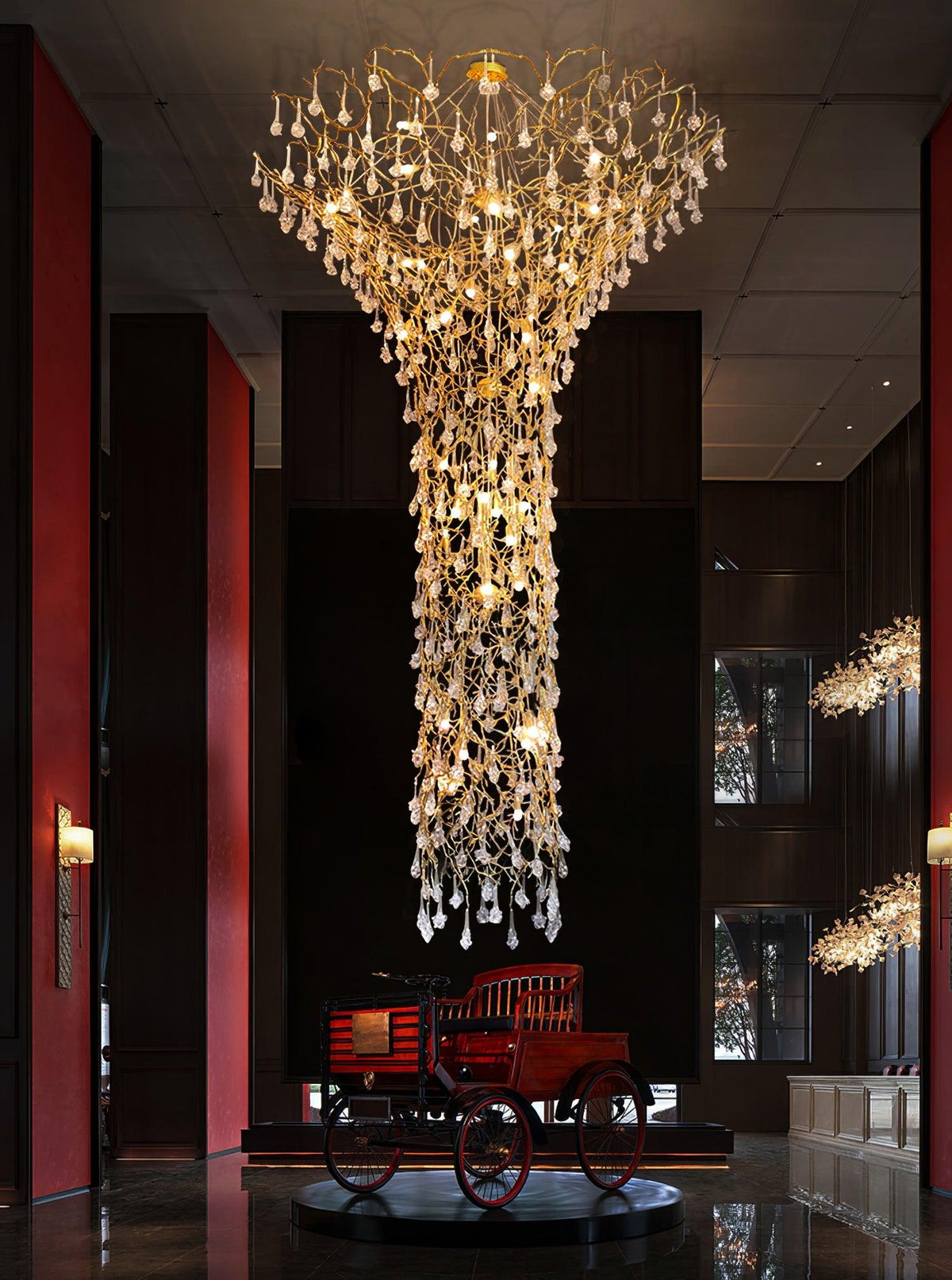 Veldenina Crystal Chandelier-Moonnatur