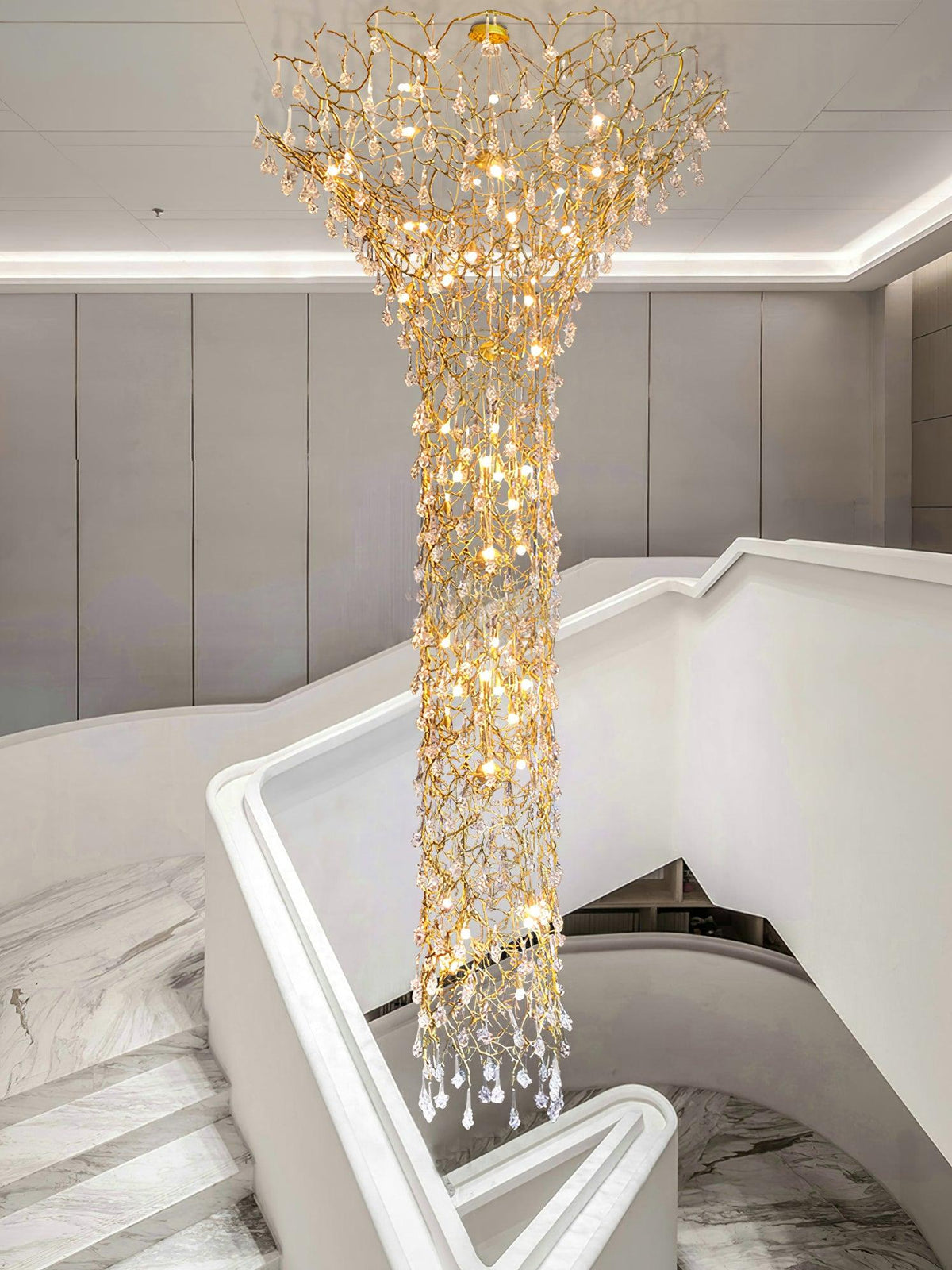 Veldenina Crystal Chandelier-Moonnatur