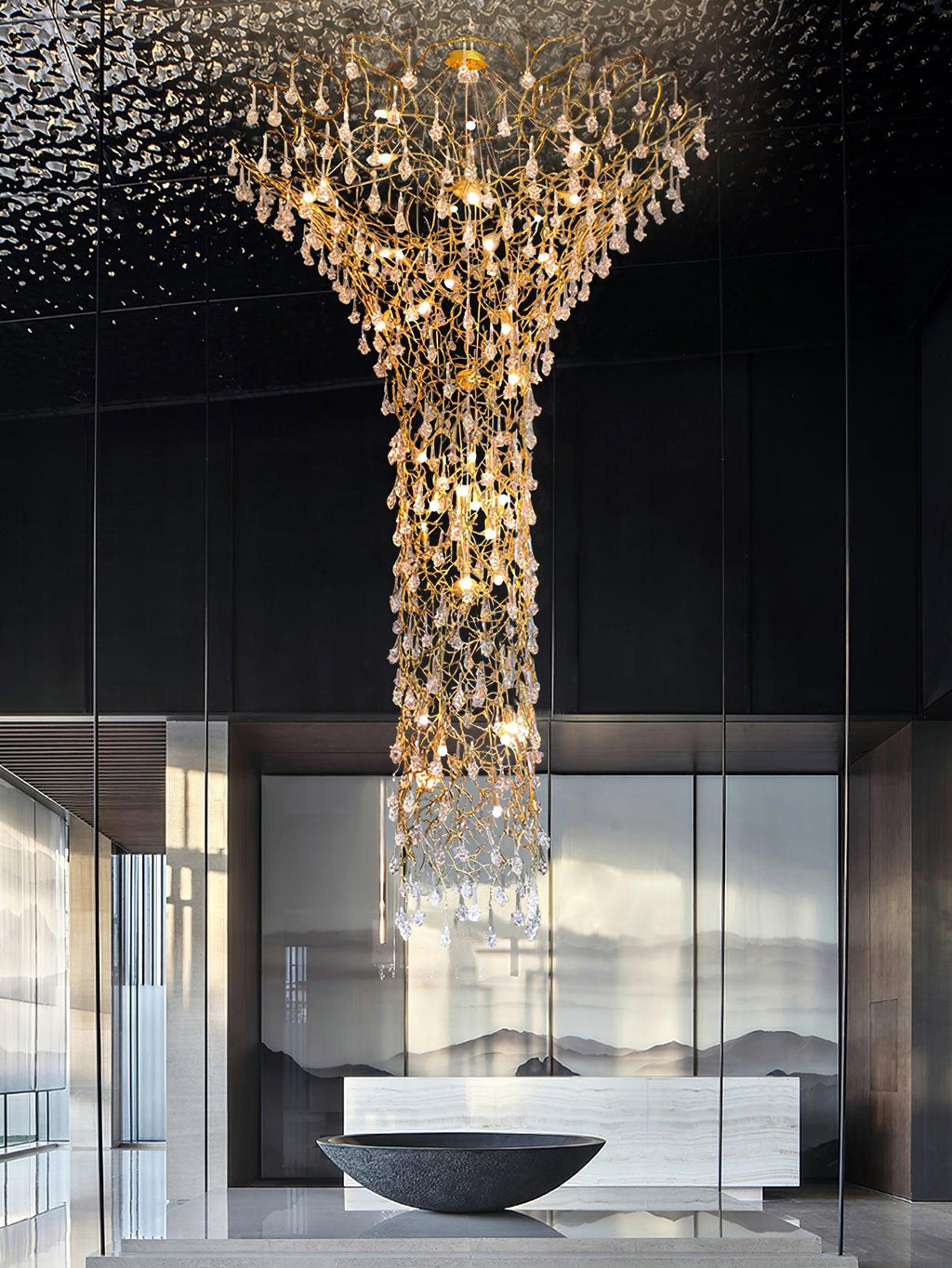 Veldenina Crystal Chandelier-Moonnatur