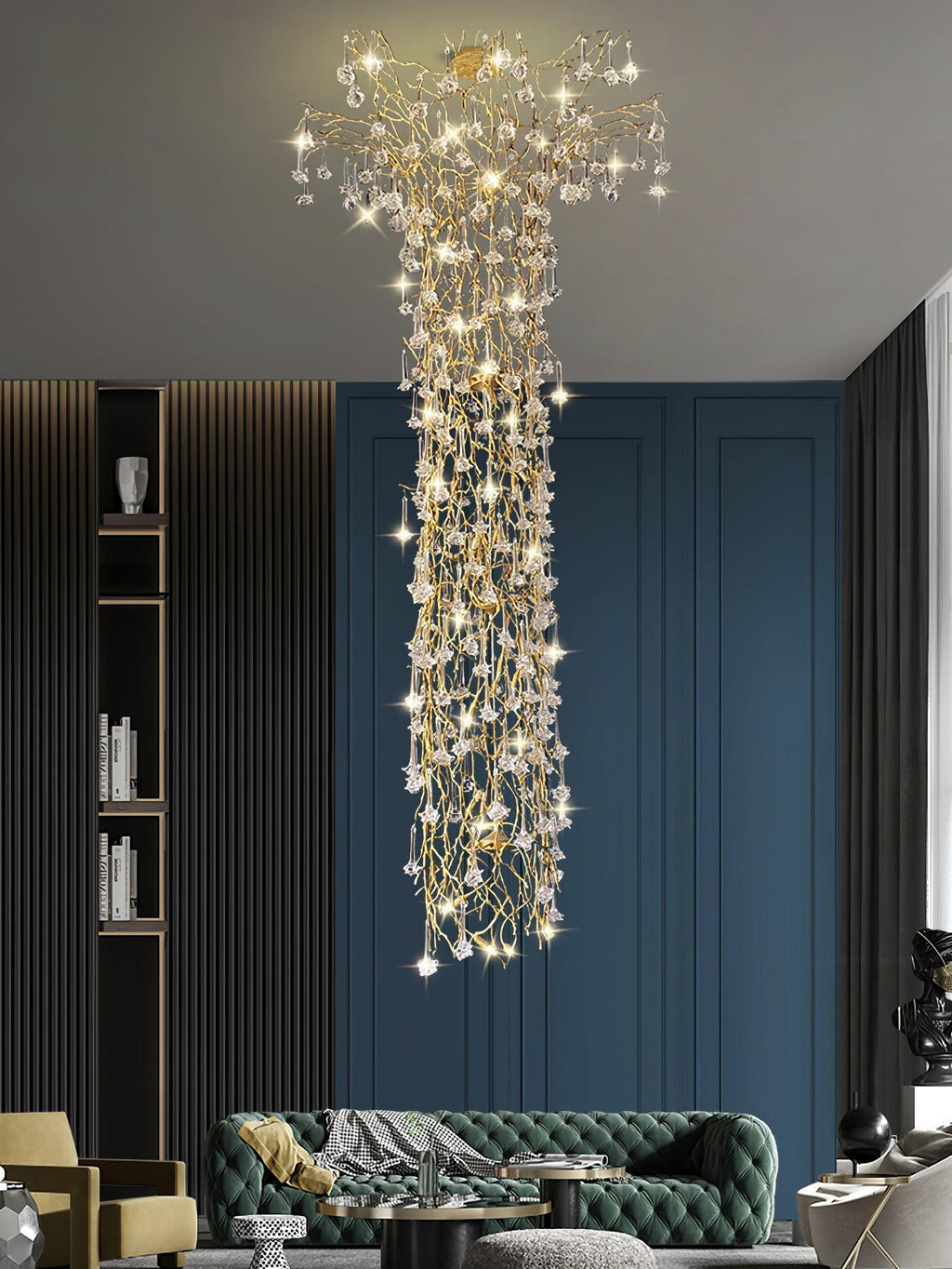 Veldenina Crystal Chandelier-Moonnatur
