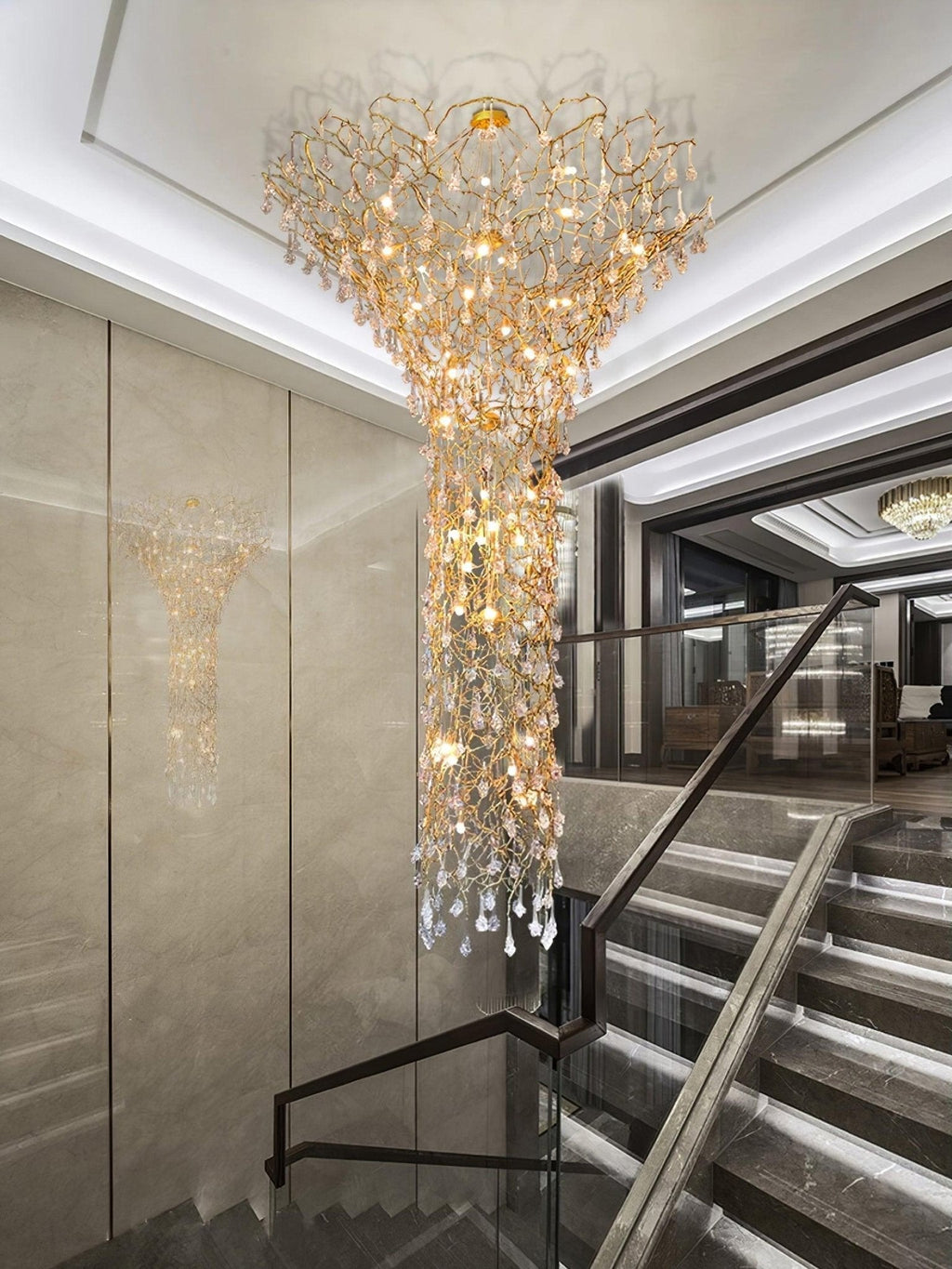 Veldenina Crystal Chandelier-Moonnatur