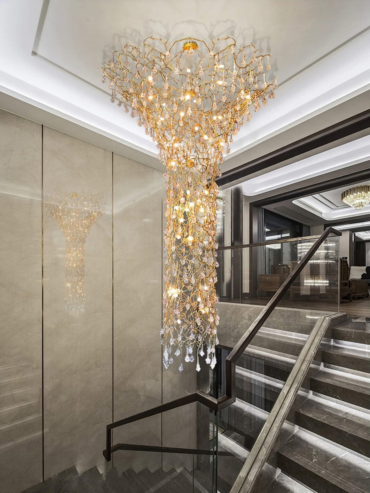 Veldenina Crystal Chandelier-Moonnatur