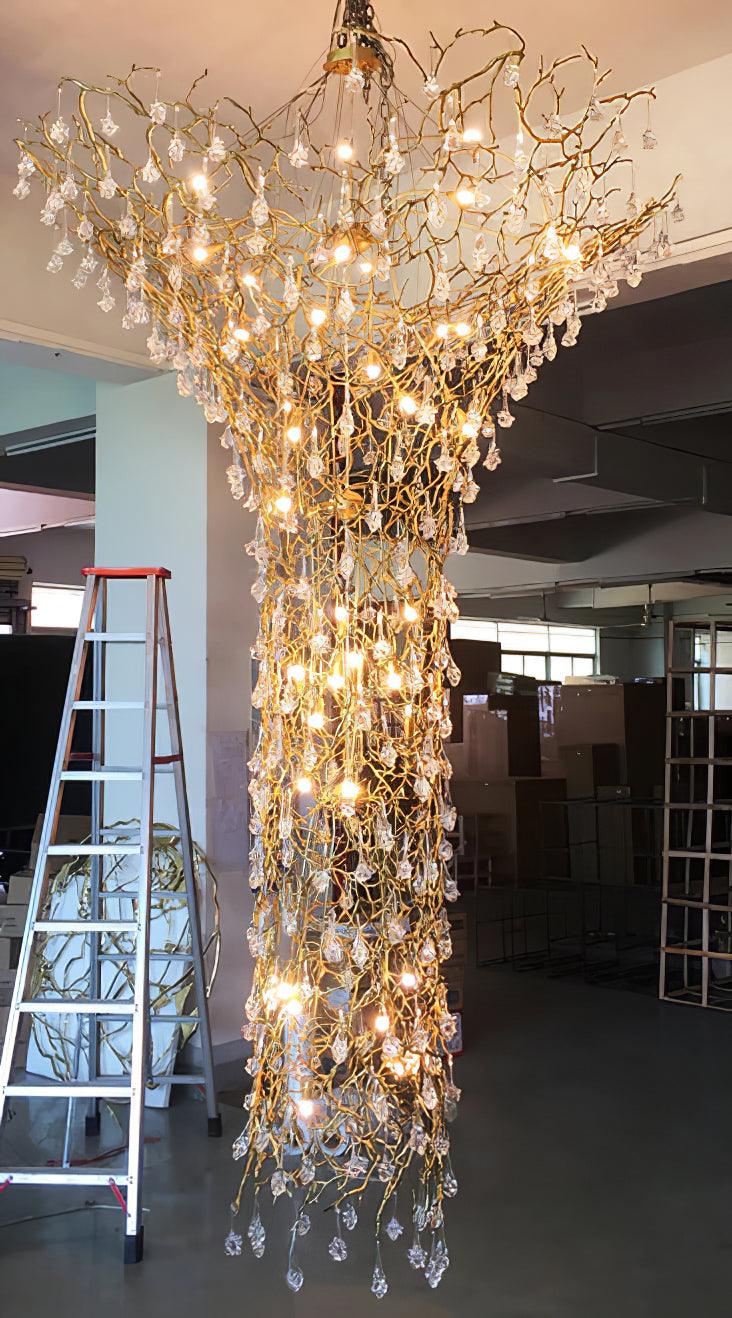 Veldenina Crystal Chandelier-Moonnatur