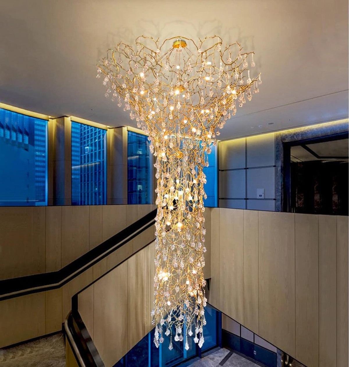 Veldenina Crystal Chandelier-Moonnatur