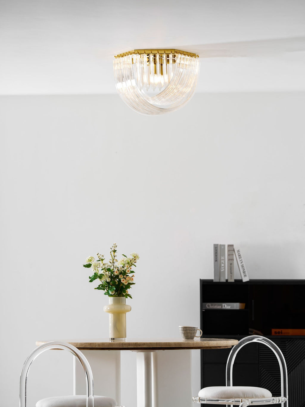 Norrenella Glass Ceiling Light-Moonnatur