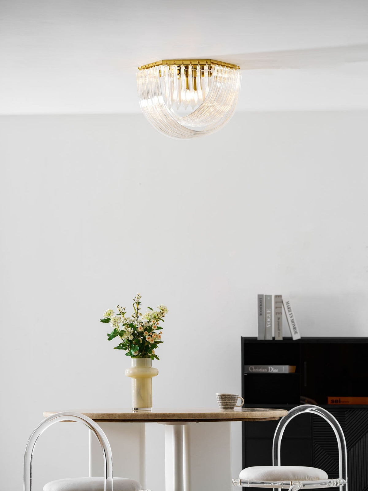 Norrenella Glass Ceiling Light-Moonnatur