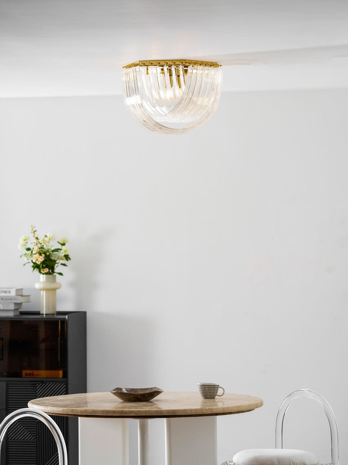 Norrenella Glass Ceiling Light-Moonnatur